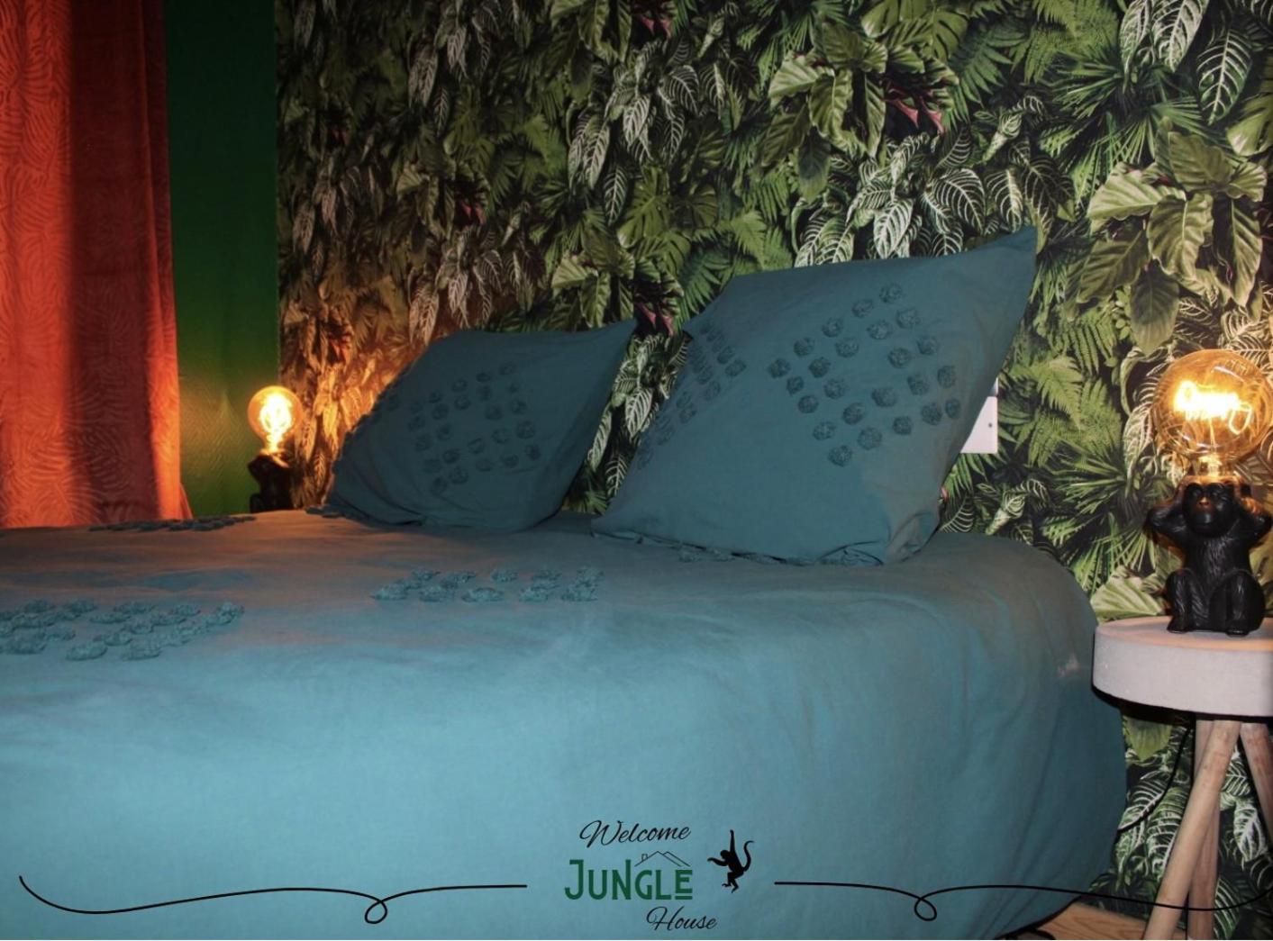 Maison "Jungle House" 90 M2 Billard, Retroprojecteur, Bar A Jeux , Vinyle, Wifi Fibre, Ideal Pro & Famille A Montbrison Buitenkant foto