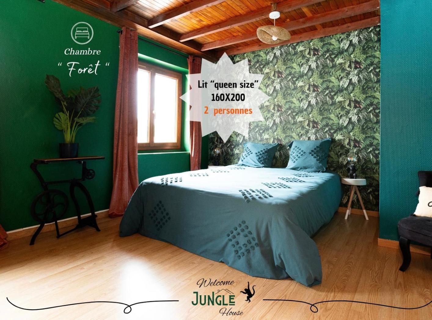 Maison "Jungle House" 90 M2 Billard, Retroprojecteur, Bar A Jeux , Vinyle, Wifi Fibre, Ideal Pro & Famille A Montbrison Buitenkant foto